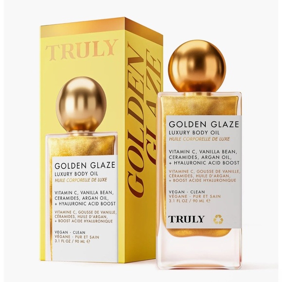 ☀️Golden Glaze Luxury Body Brightening Body Shimmer Oil Smells Soooo Good! - Picture 1 of 4